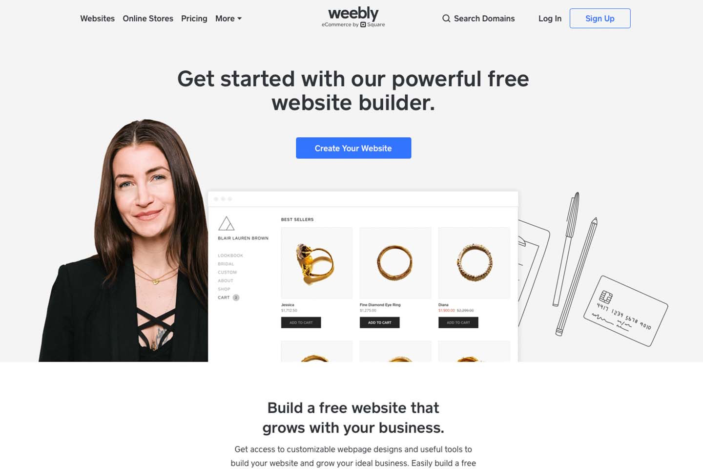 Screenshot of Weeblye website homepage